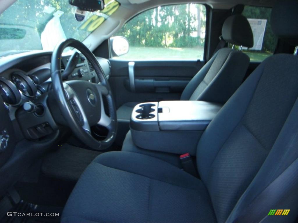 2007 Silverado 1500 LT Extended Cab - Graystone Metallic / Ebony Black photo #8