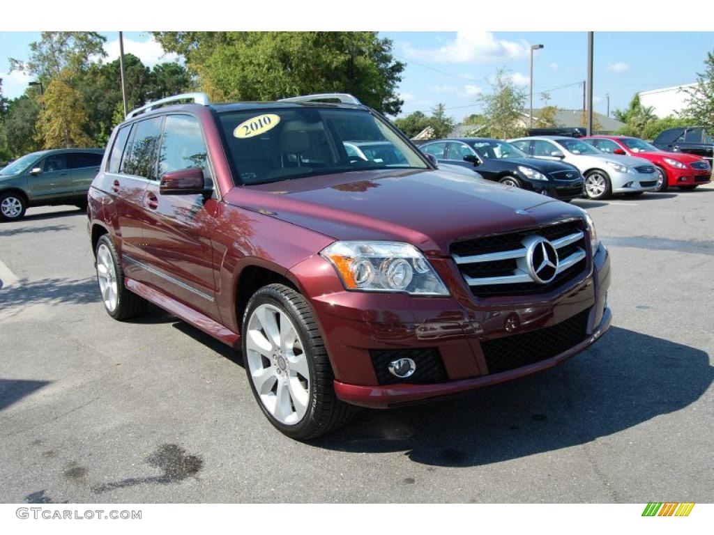 2010 GLK 350 - Barolo Red Metallic / Almond/Black photo #1