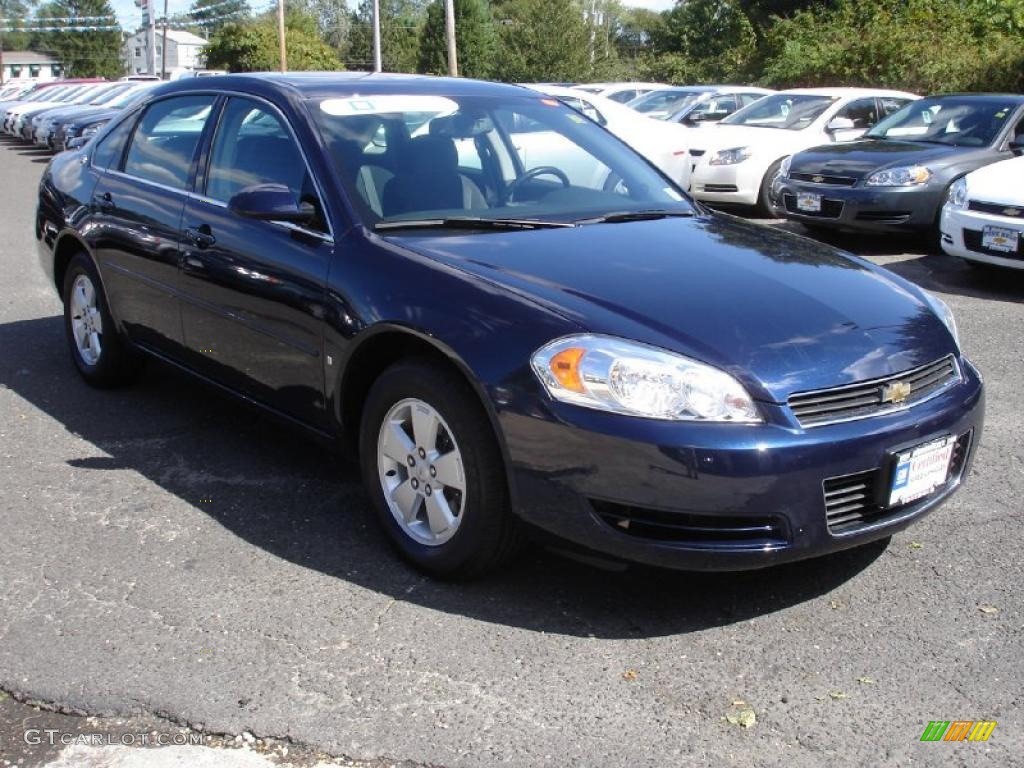 2007 Impala LT - Imperial Blue Metallic / Ebony Black photo #3