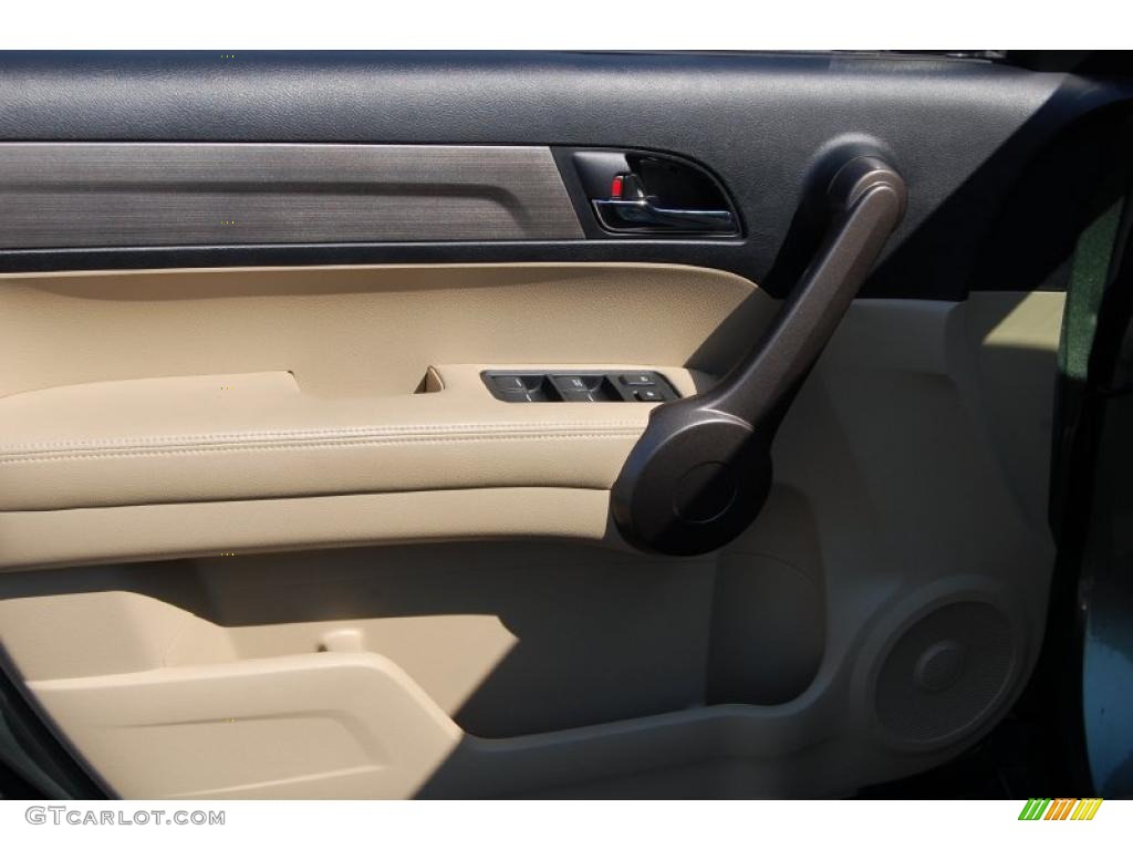 2009 CR-V EX-L - Green Tea Metallic / Ivory photo #7