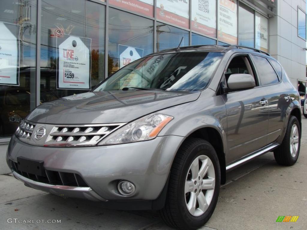 2007 Murano SL AWD - Platinum Pearl Matallic / Charcoal photo #3