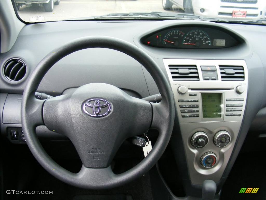 2010 Yaris Sedan - Pacific Blue Metallic / Dark Charcoal photo #15