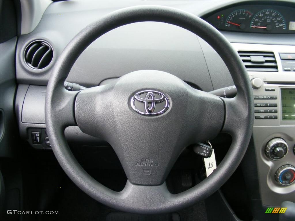 2010 Yaris Sedan - Pacific Blue Metallic / Dark Charcoal photo #16