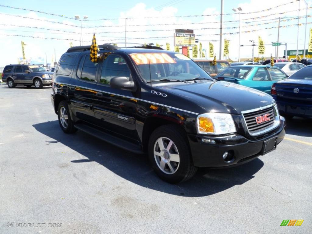 2003 Envoy XL SLE - Onyx Black / Dark Pewter photo #1