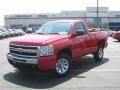 2010 Victory Red Chevrolet Silverado 1500 LS Regular Cab  photo #1