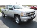 Sheer Silver Metallic - Silverado 1500 LT Crew Cab 4x4 Photo No. 3