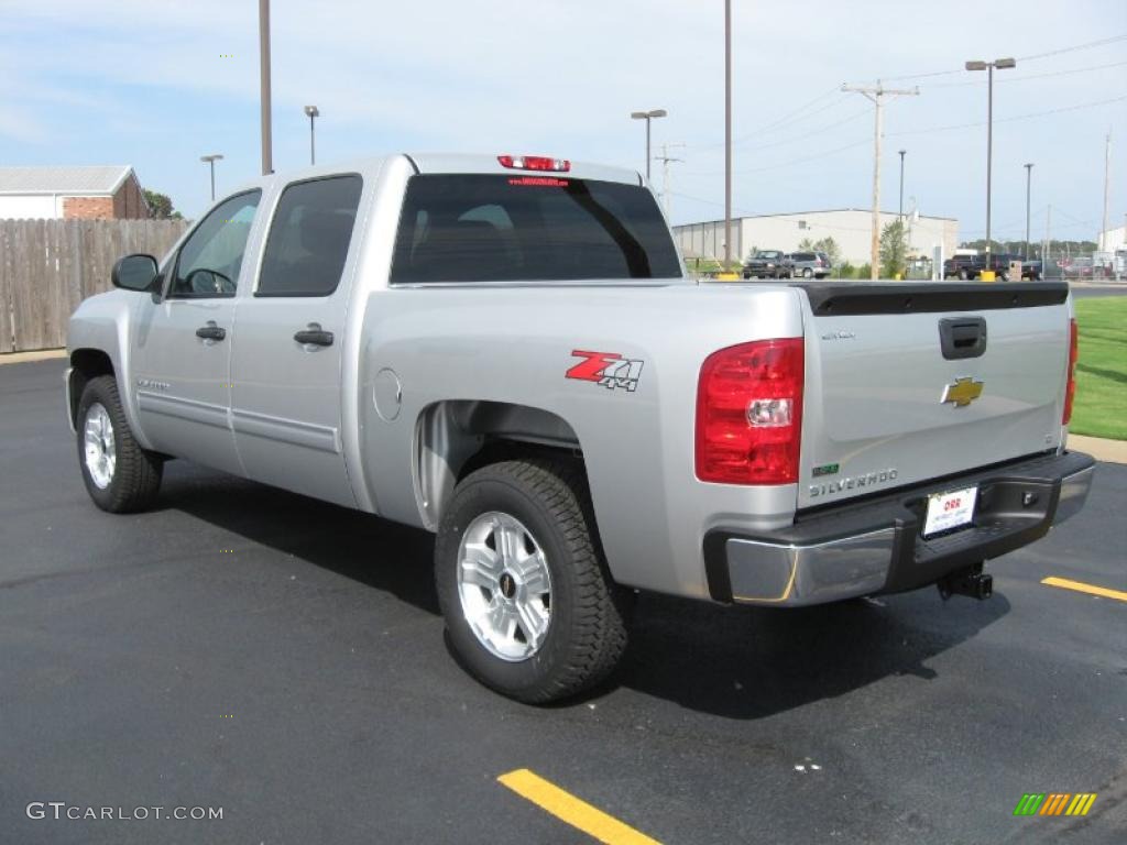 2011 Silverado 1500 LT Crew Cab 4x4 - Sheer Silver Metallic / Ebony photo #6