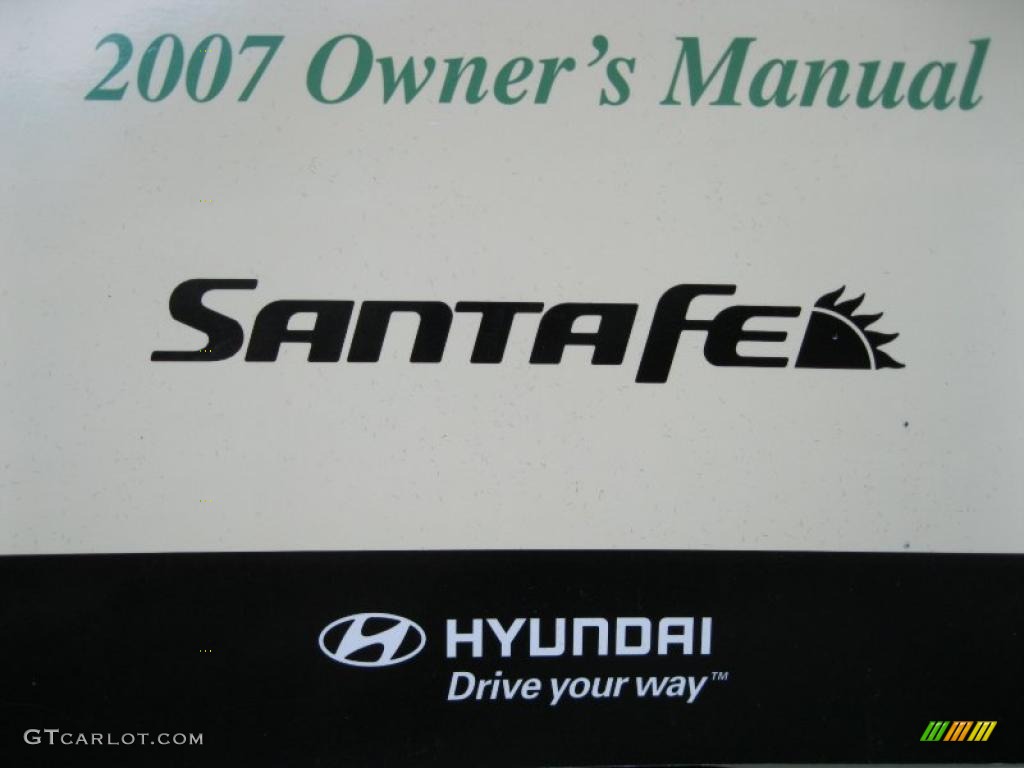 2007 Santa Fe Limited 4WD - Deepwater Blue / Gray photo #31