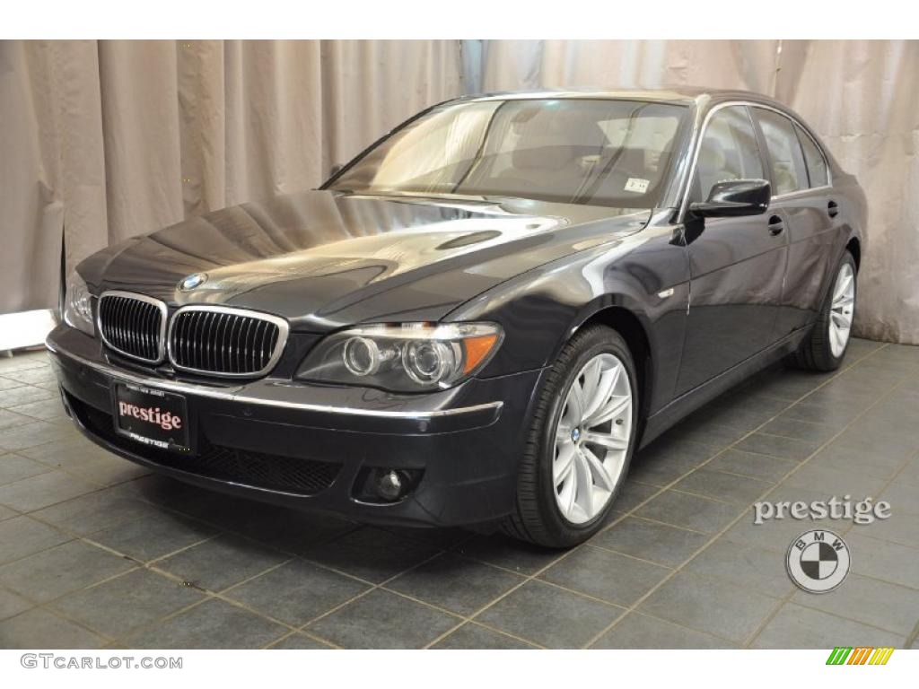 2007 7 Series 750i Sedan - Monaco Blue Metallic / Beige photo #1