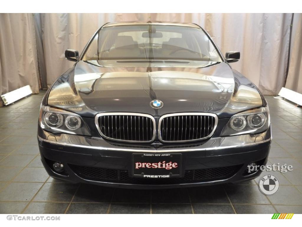 2007 7 Series 750i Sedan - Monaco Blue Metallic / Beige photo #5