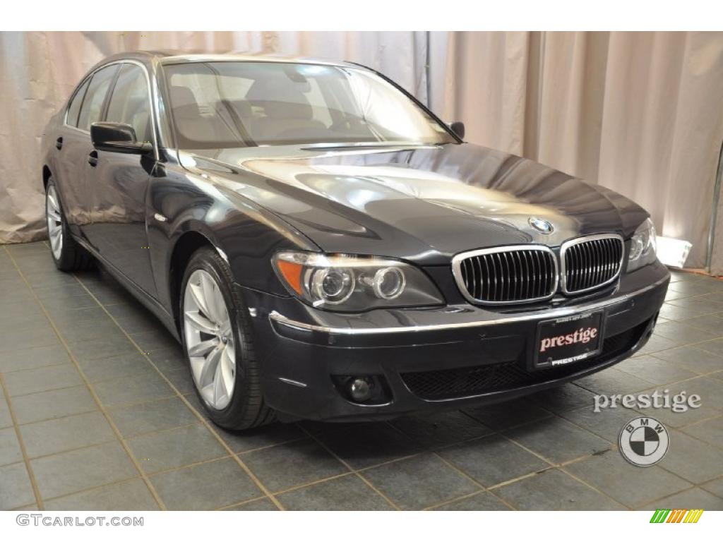 2007 7 Series 750i Sedan - Monaco Blue Metallic / Beige photo #6