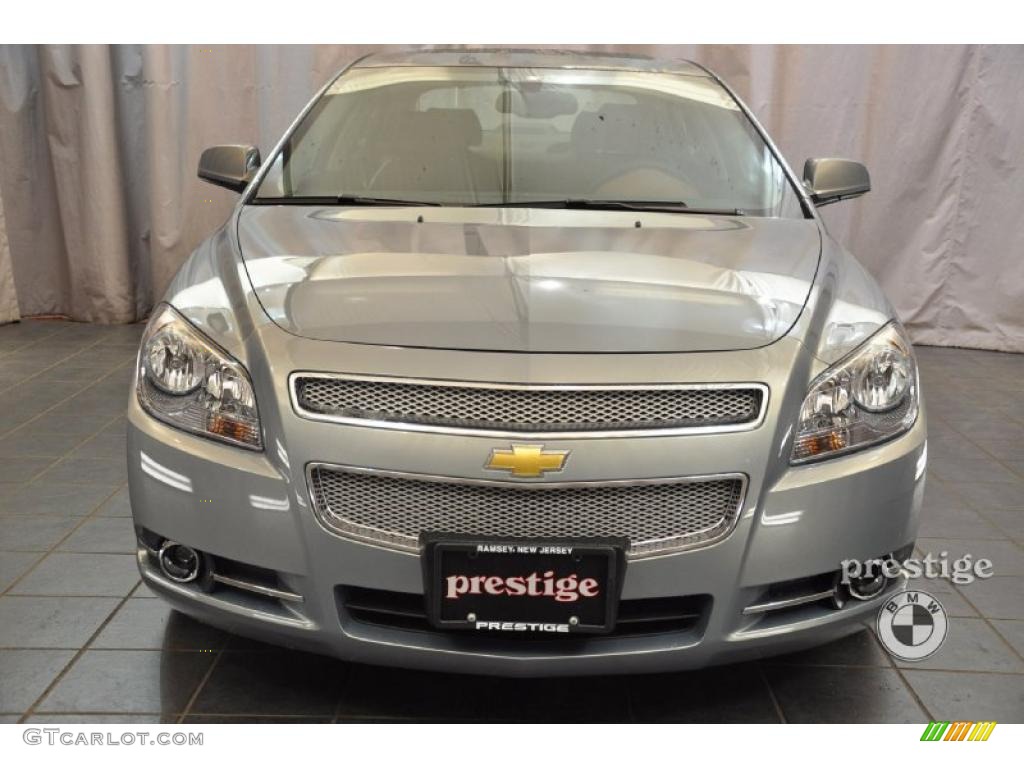 2008 Malibu LTZ Sedan - Golden Pewter Metallic / Ebony/Brick Red photo #6