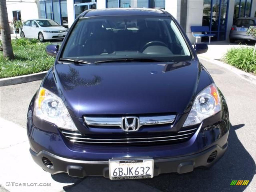 2007 CR-V EX-L - Royal Blue Pearl / Black photo #2