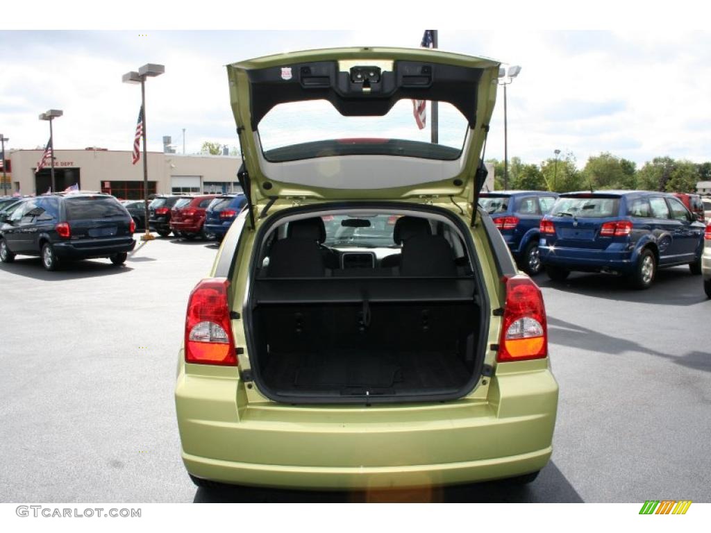 2010 Caliber SXT - Optic Green Metallic / Dark Slate Gray photo #23