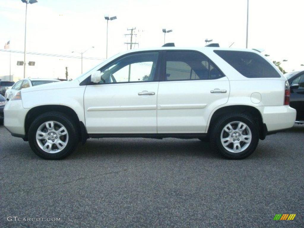 2004 MDX Touring - Aspen White Pearl / Saddle photo #3