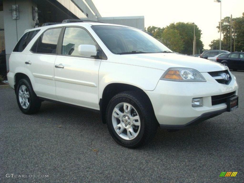 2004 MDX Touring - Aspen White Pearl / Saddle photo #8