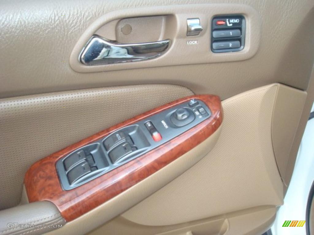2004 MDX Touring - Aspen White Pearl / Saddle photo #16