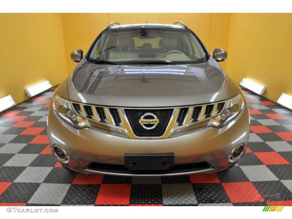 2009 Murano SL AWD - Tinted Bronze Metallic / Beige photo #2