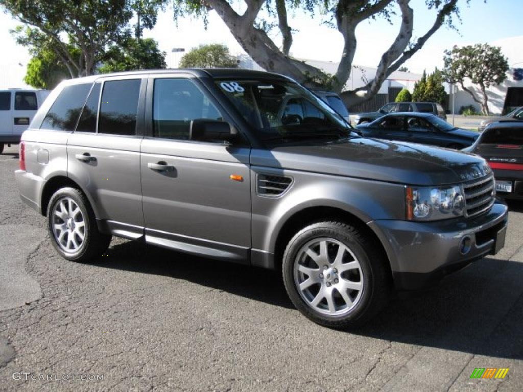 2008 Range Rover Sport HSE - Stornoway Grey Metallic / Ebony Black photo #1