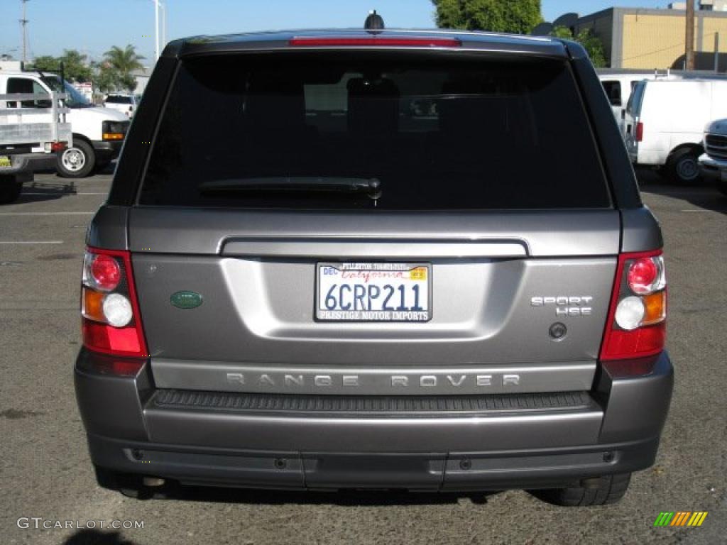 2008 Range Rover Sport HSE - Stornoway Grey Metallic / Ebony Black photo #5