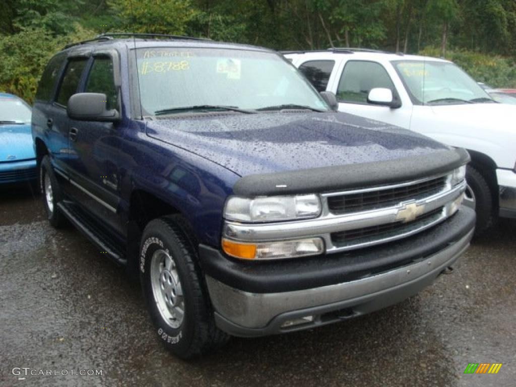 2001 Tahoe LS 4x4 - Indigo Blue Metallic / Graphite/Medium Gray photo #1