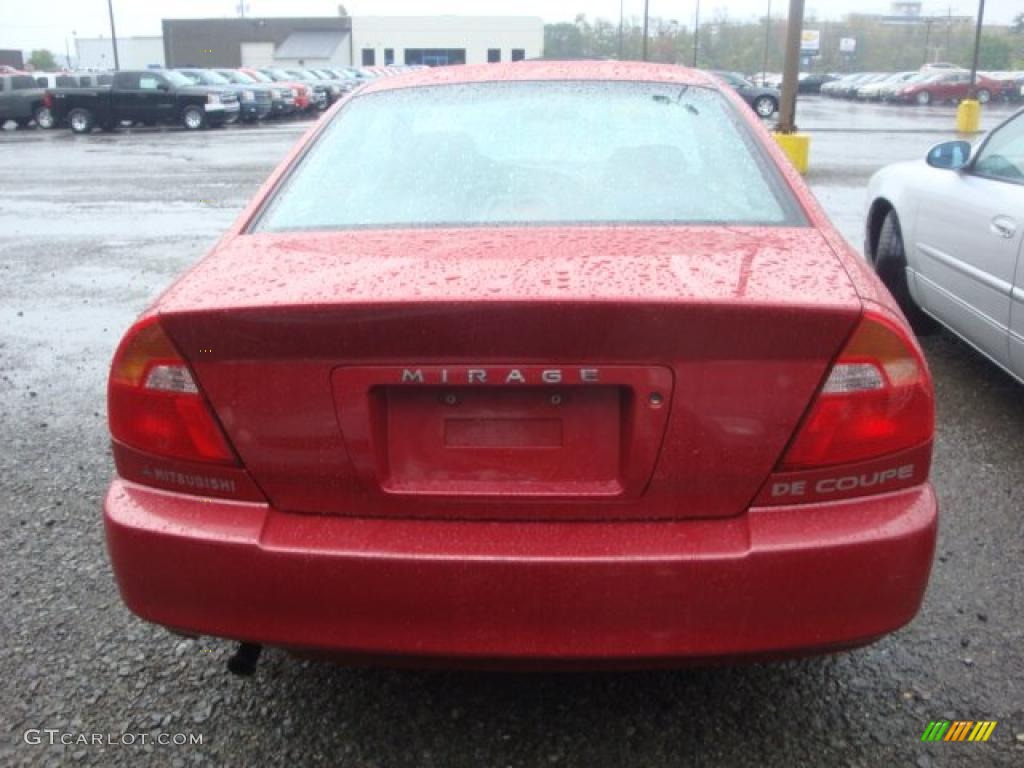 2002 Mirage DE Coupe - Phoenix Red / Black photo #3