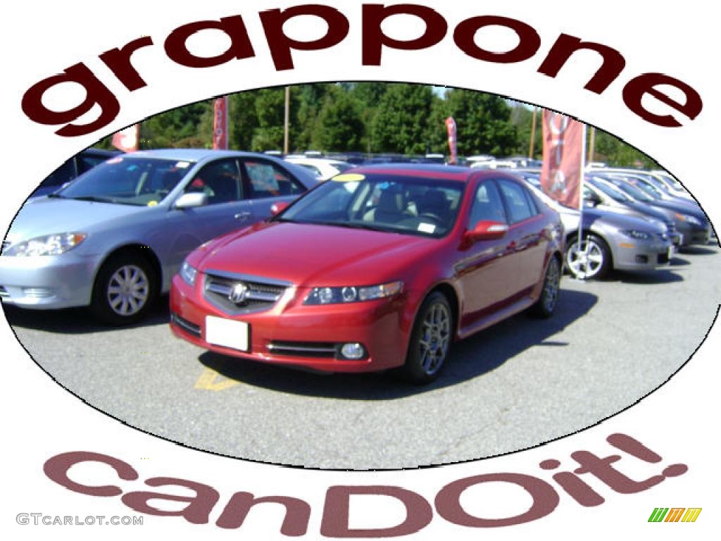 2007 TL 3.5 Type-S - Moroccan Red Pearl / Taupe/Ebony photo #1