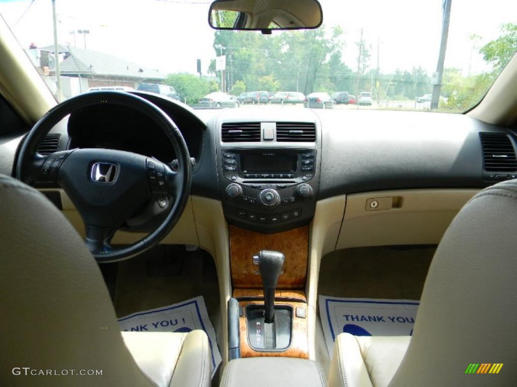 2003 Accord EX V6 Coupe - San Marino Red / Ivory photo #11