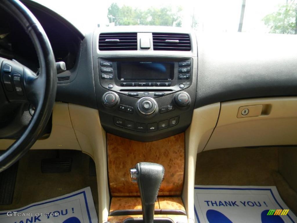 2003 Accord EX V6 Coupe - San Marino Red / Ivory photo #13