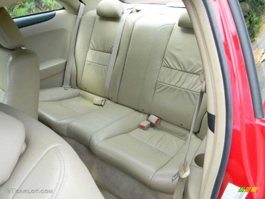 2003 Accord EX V6 Coupe - San Marino Red / Ivory photo #17