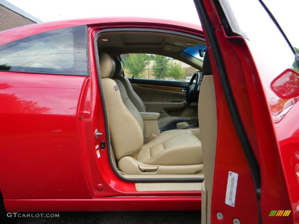 2003 Accord EX V6 Coupe - San Marino Red / Ivory photo #19