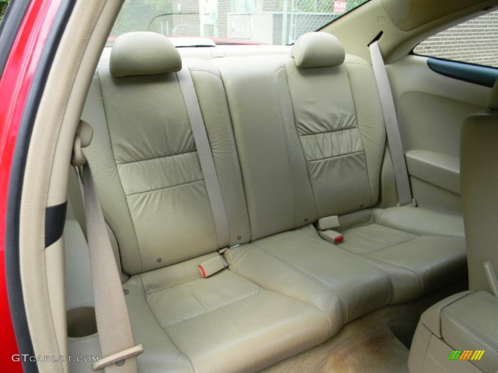 2003 Accord EX V6 Coupe - San Marino Red / Ivory photo #23