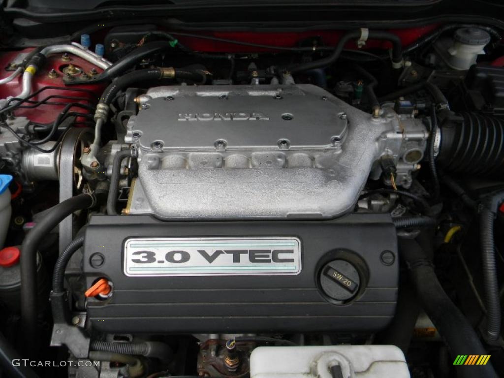 2003 Accord EX V6 Coupe - San Marino Red / Ivory photo #24