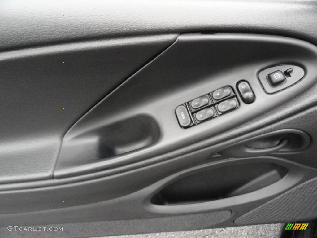 2001 Mustang GT Convertible - Black / Medium Graphite photo #11
