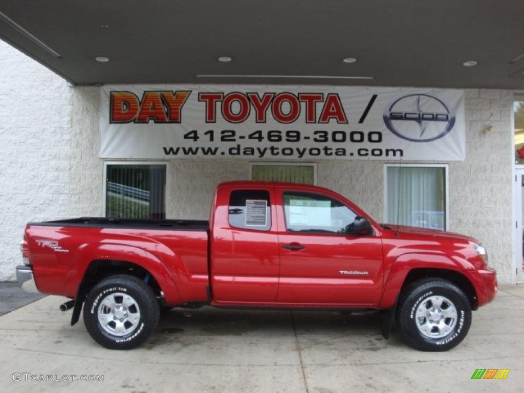 Barcelona Red Metallic Toyota Tacoma