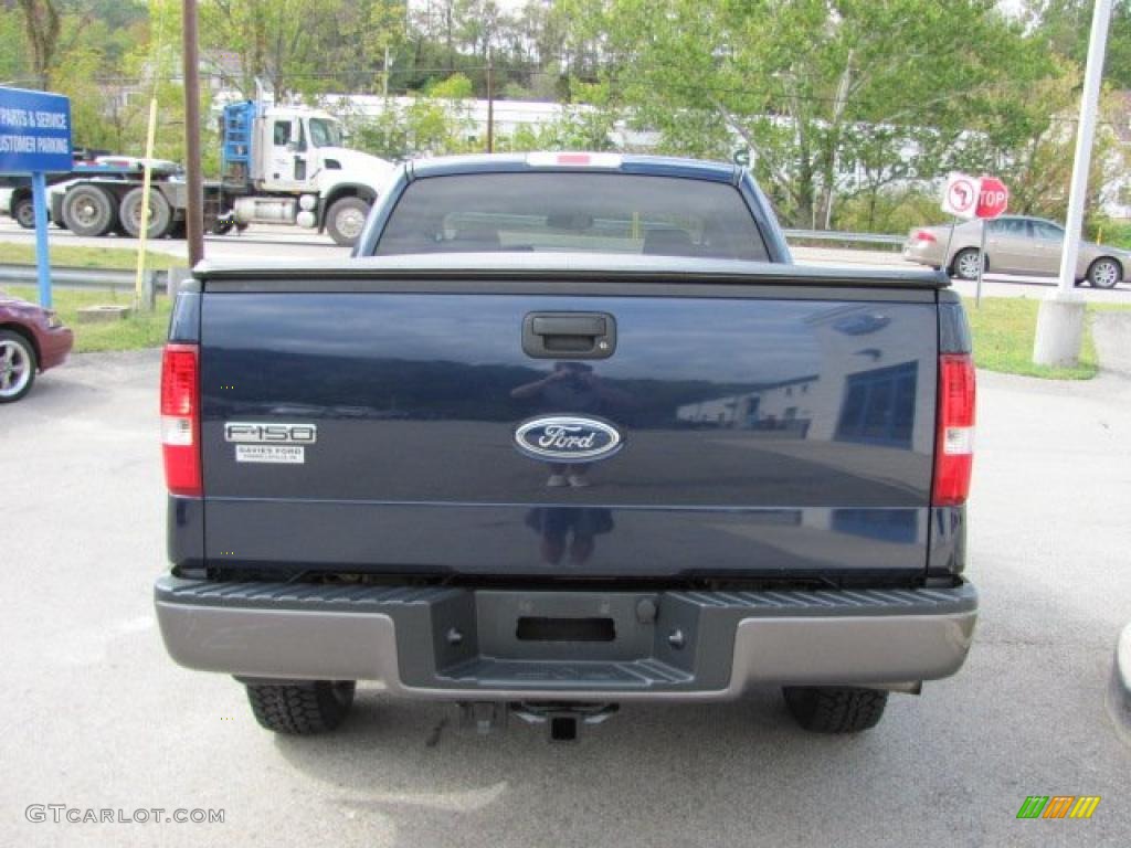 2005 F150 FX4 SuperCab 4x4 - True Blue Metallic / Medium Flint Grey photo #5