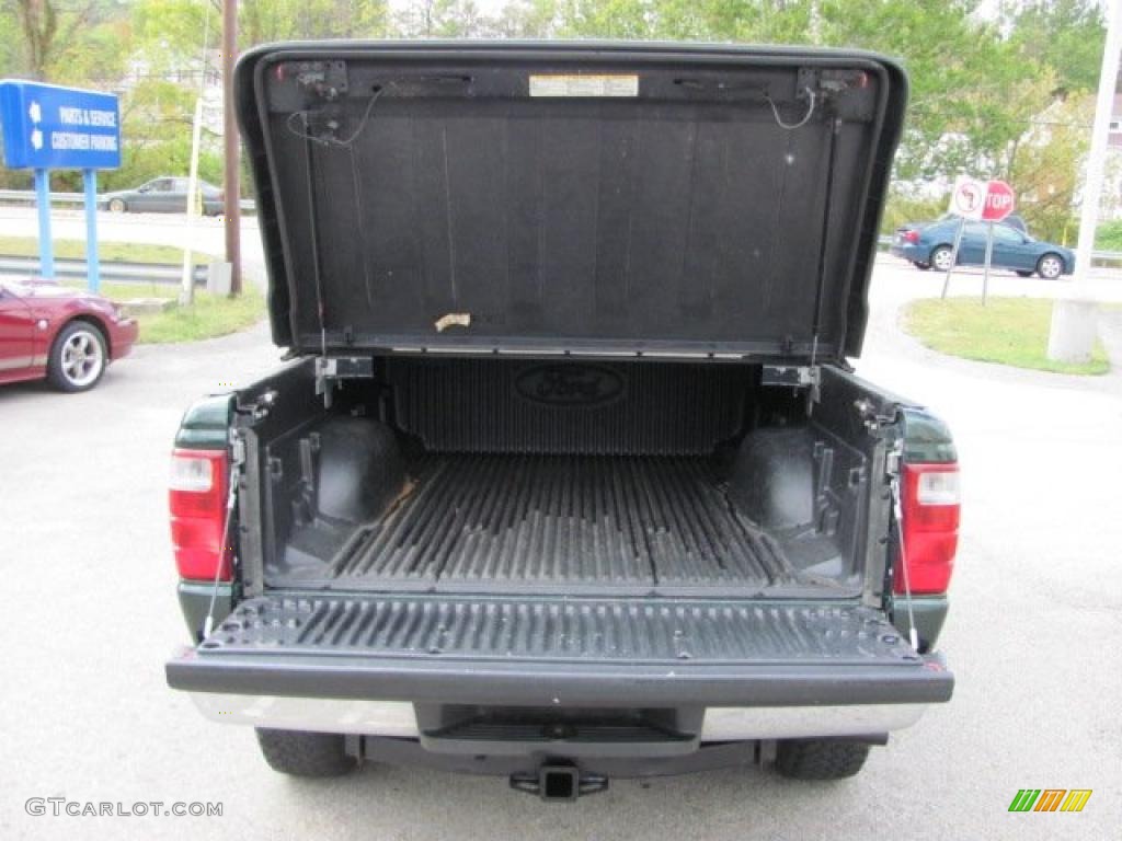 2002 Ranger XLT SuperCab 4x4 - Dark Highland Green Metallic / Medium Prairie Tan photo #3