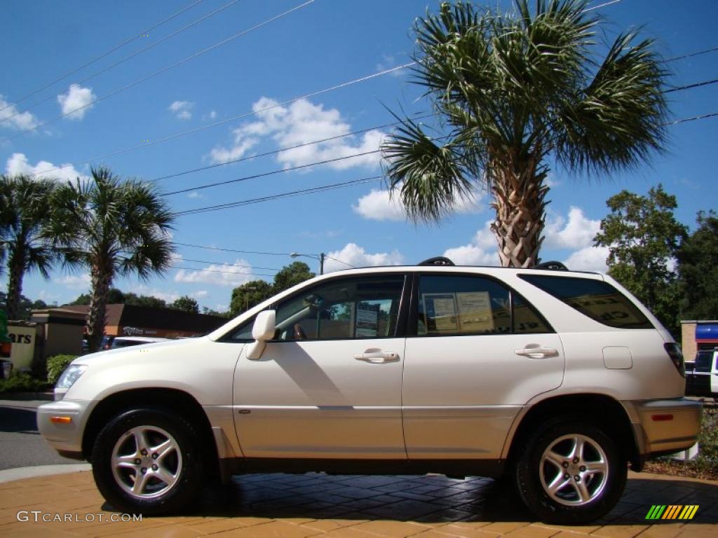 2001 RX 300 - White Gold Crystal / Ivory photo #5