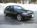 2008 Jet Black BMW 3 Series 328xi Sedan  photo #1