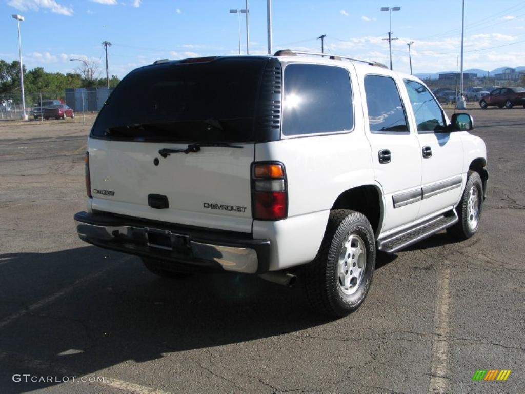 2004 Tahoe LS 4x4 - Summit White / Tan/Neutral photo #6