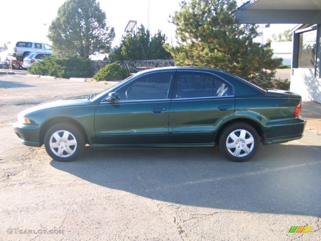 2001 Galant ES - Sherwood Green Pearl / Tan photo #1