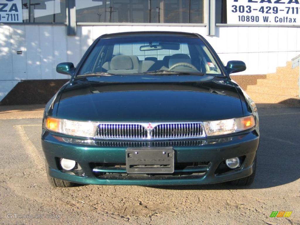 2001 Galant ES - Sherwood Green Pearl / Tan photo #3