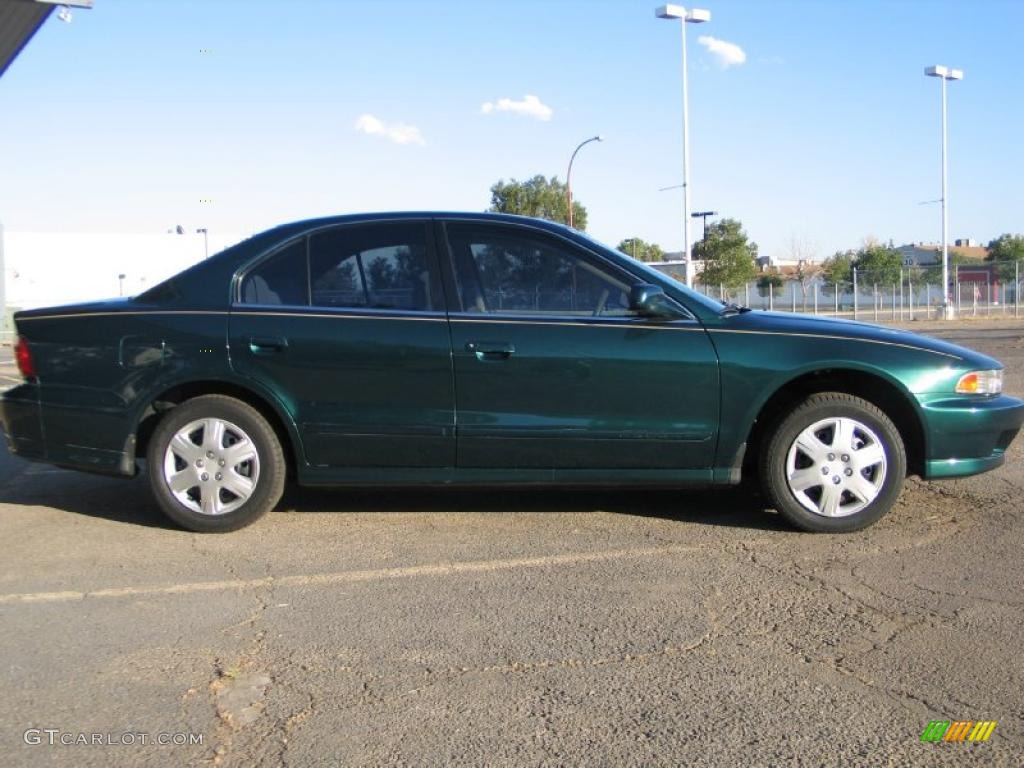 2001 Galant ES - Sherwood Green Pearl / Tan photo #5