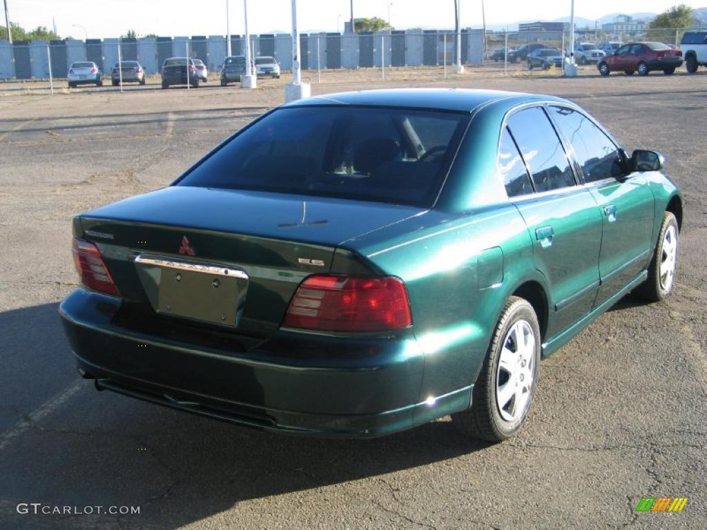 2001 Galant ES - Sherwood Green Pearl / Tan photo #6