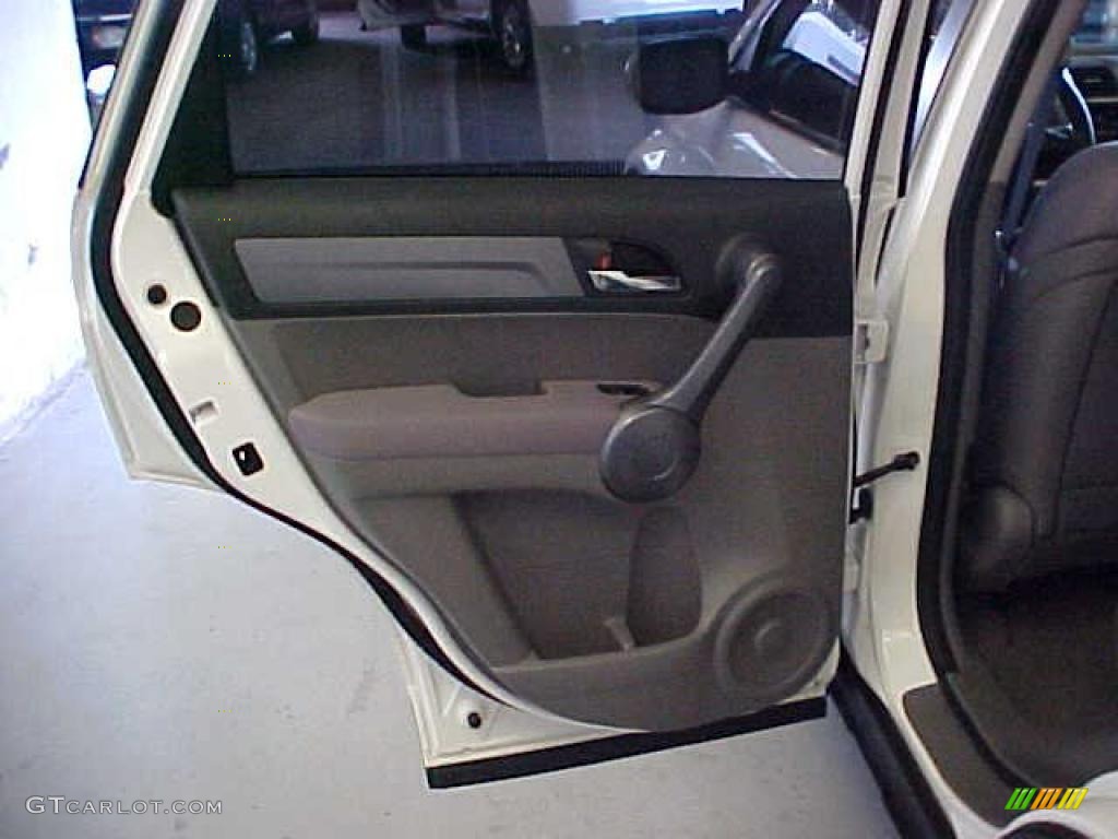 2008 CR-V LX 4WD - Taffeta White / Gray photo #14