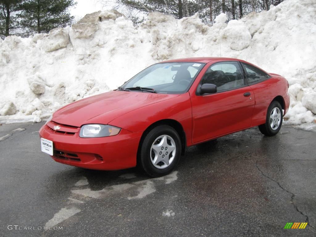 2003 Cavalier Coupe - Victory Red / Graphite Gray photo #8