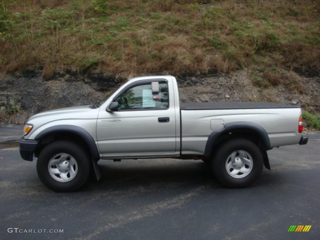2004 Tacoma Regular Cab 4x4 - Lunar Mist Metallic / Charcoal photo #1