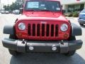 2011 Flame Red Jeep Wrangler Unlimited Sport 4x4  photo #2