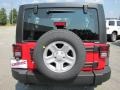 2011 Flame Red Jeep Wrangler Unlimited Sport 4x4  photo #6
