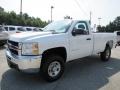 Summit White - Silverado 2500HD Regular Cab Photo No. 3